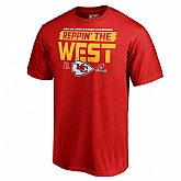 Men's Chiefs Red 2018 NFL Playoffs Reppin' The West T-Shirt,baseball caps,new era cap wholesale,wholesale hats